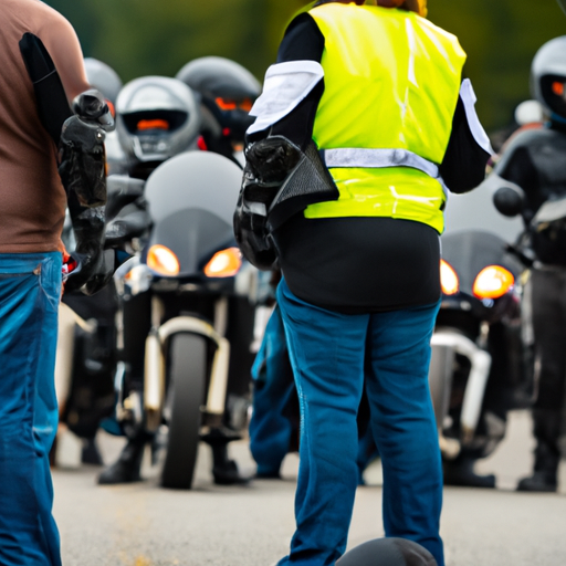 קבוצה מגוונת של רוכבי אופנועים התכנסה לקידום הבטיחות בדרכים